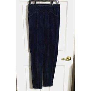 D & Co Stretch Pants Womens Size 6T Denim Dark Blue Pull On
